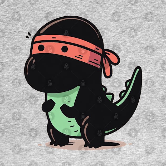 Ninja T-Rex by Sketchy